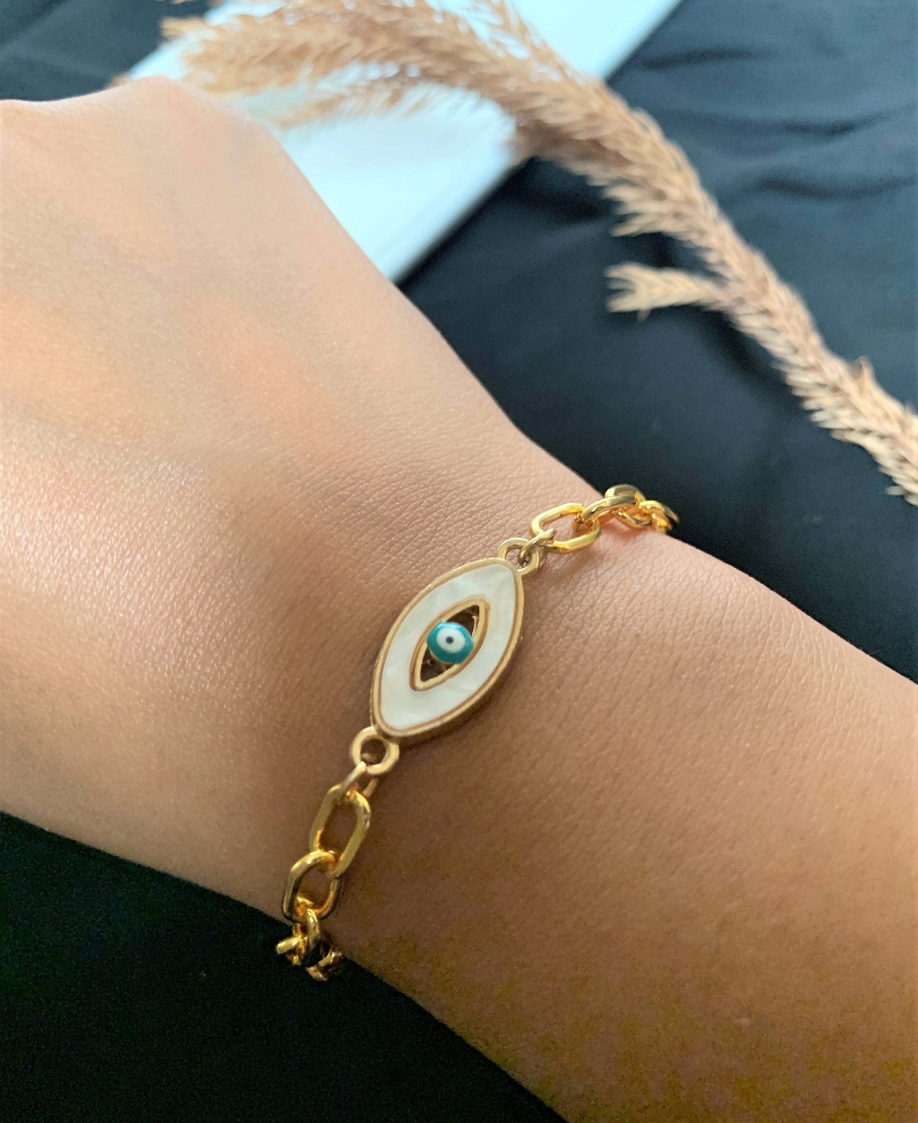 CHUNKY GOLD PLATED CHAIN BRACELET