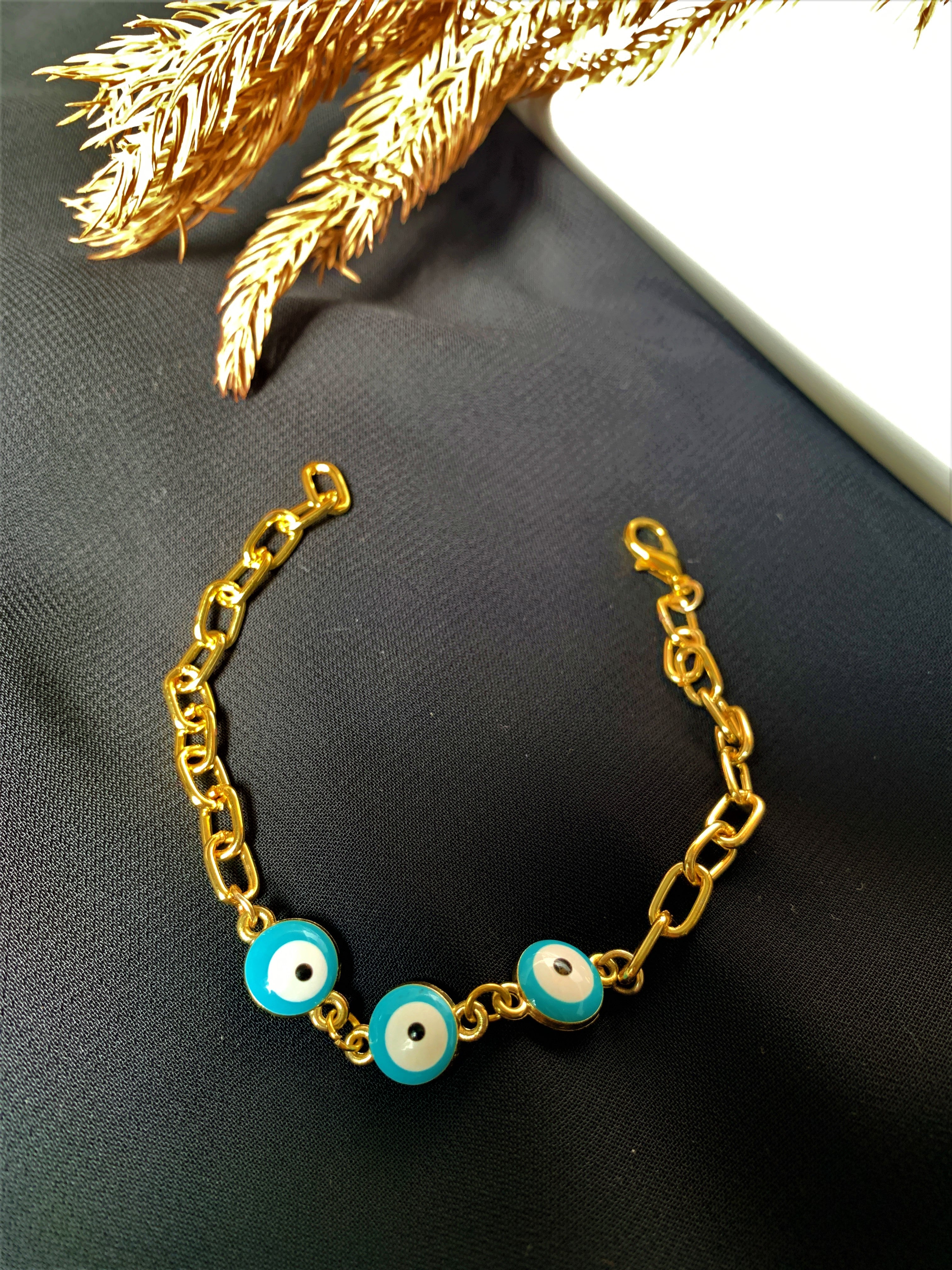 CHUNKY GOLD PLATED CHAIN BRACELET