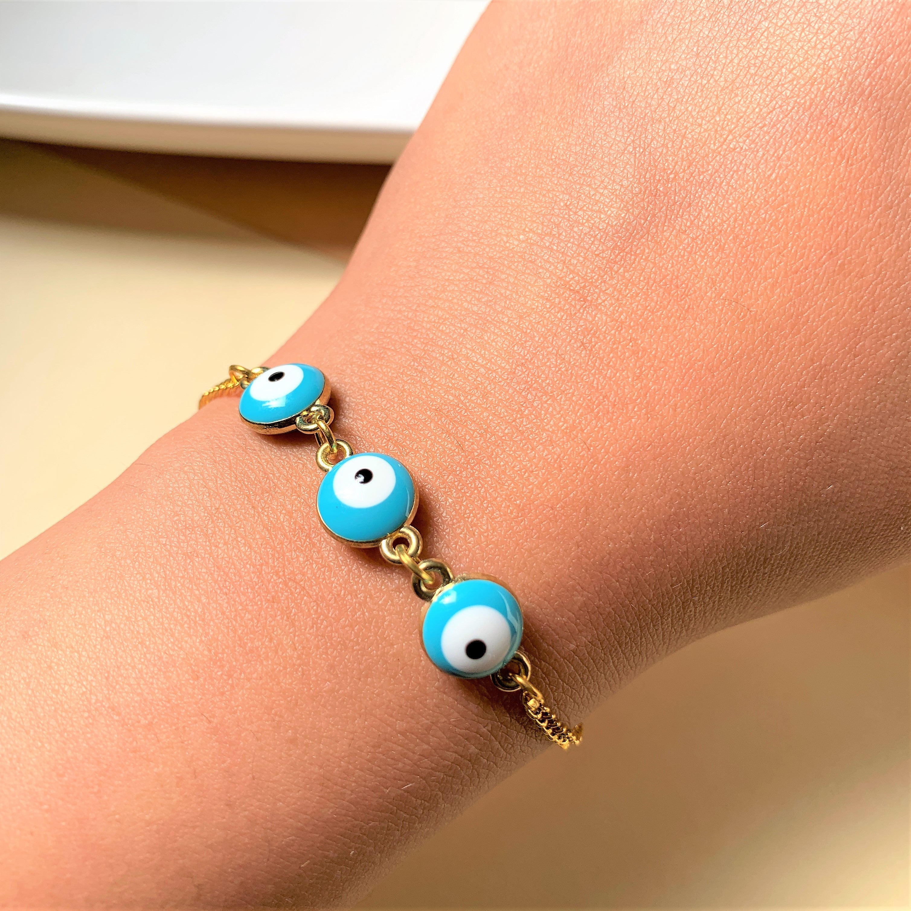 EVIL EYE HAND BRACELET