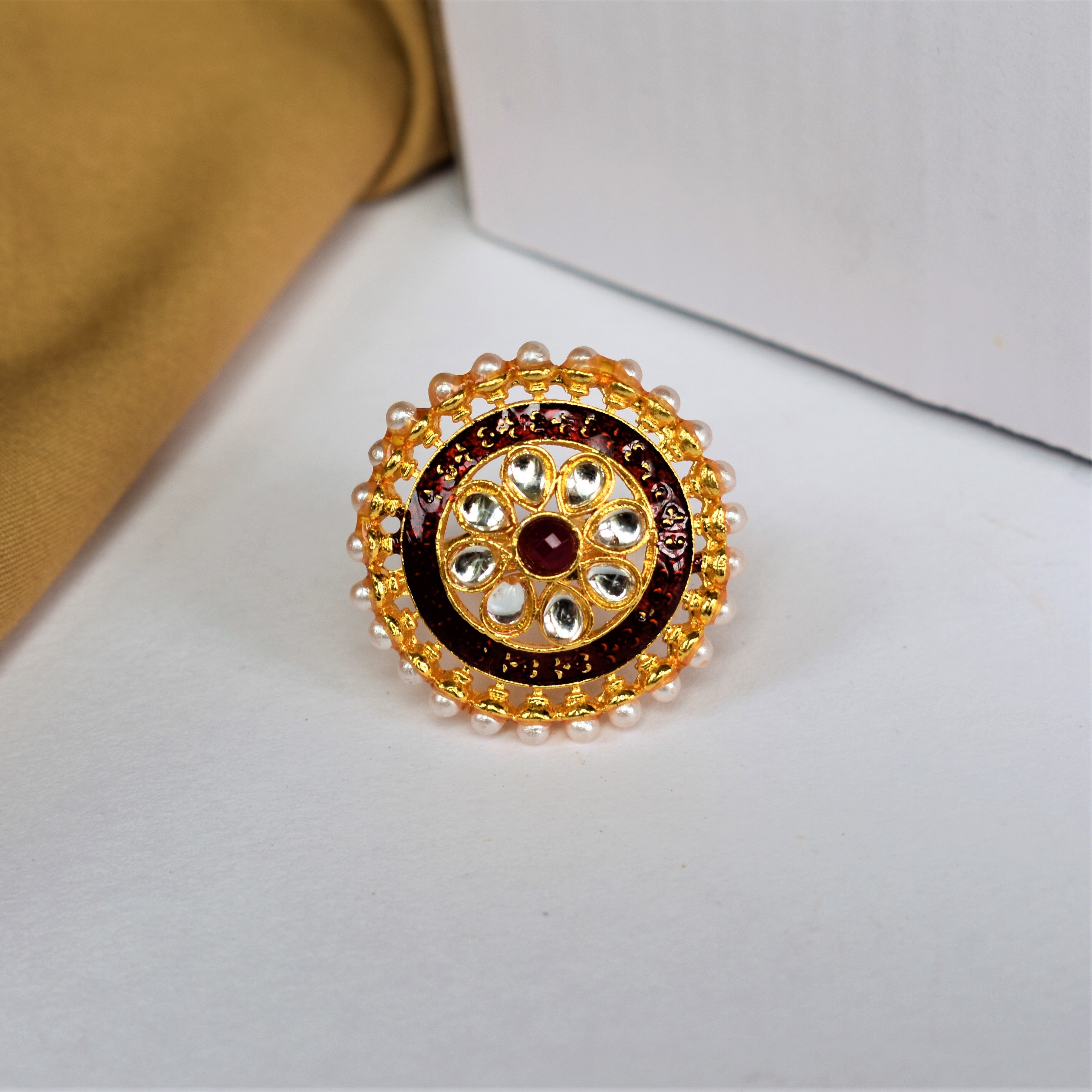 EKJA KUNDAN RING