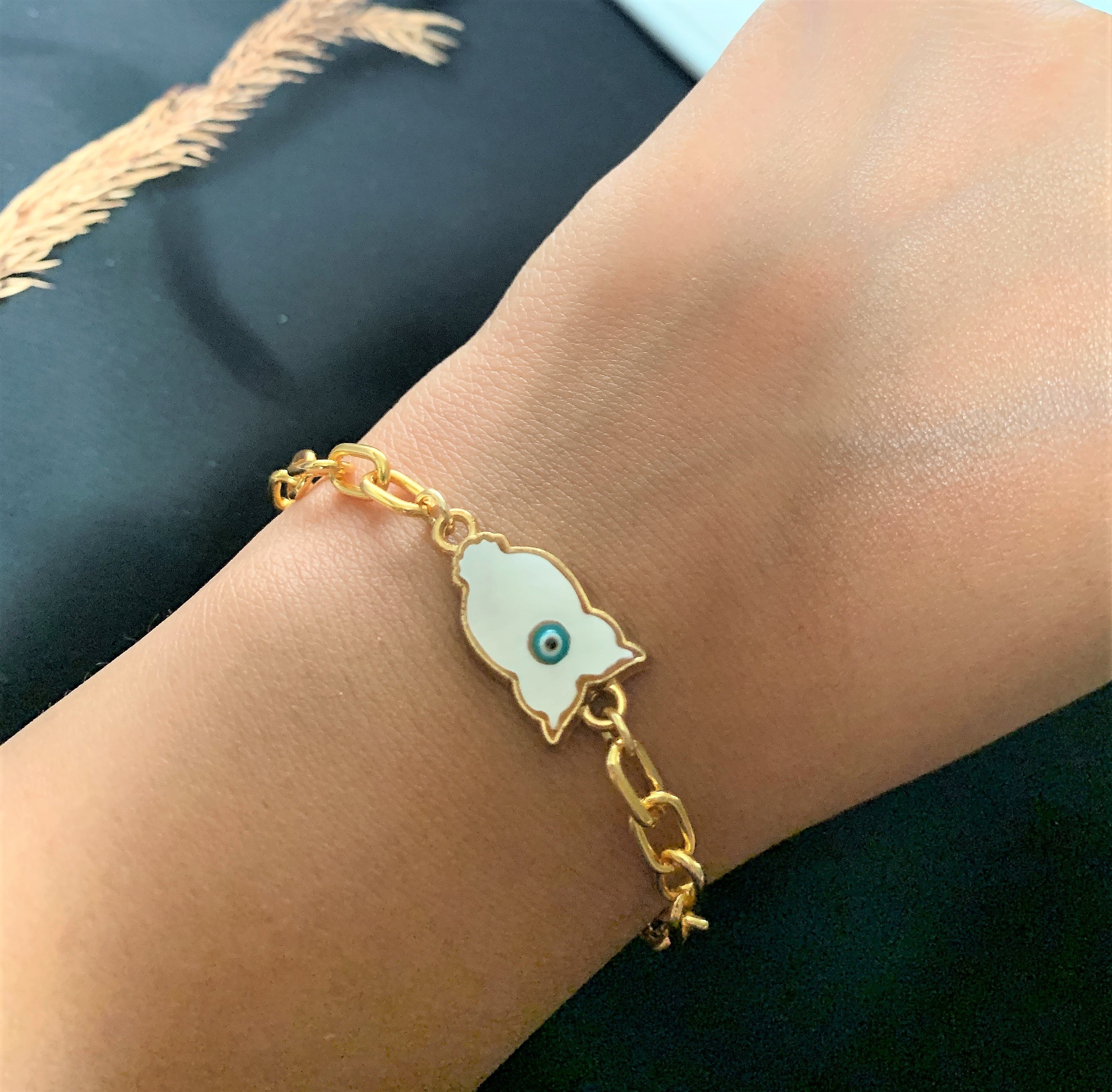 CHUNKY GOLD PLATED CHAIN BRACELET