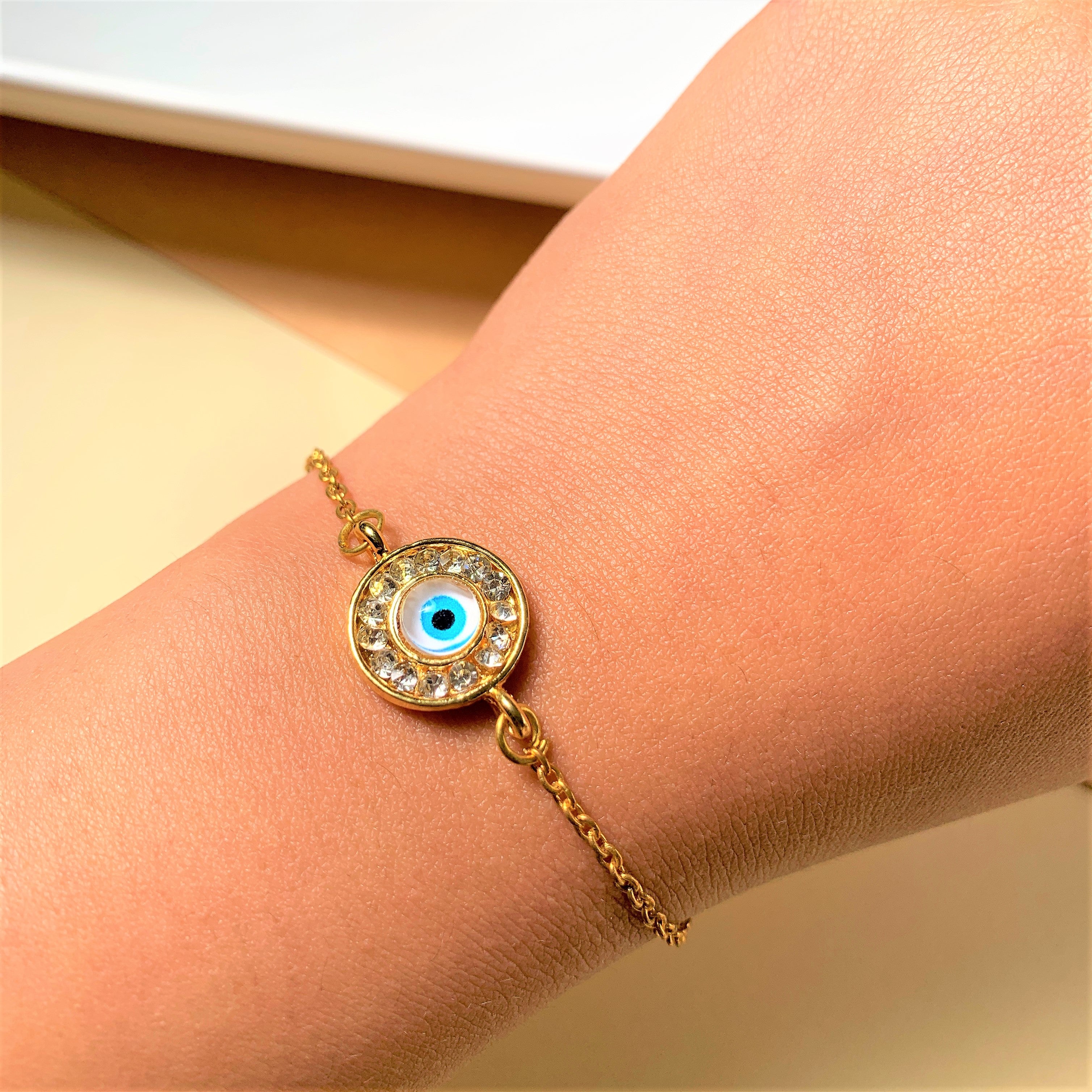 EVIL EYE HAND BRACELET