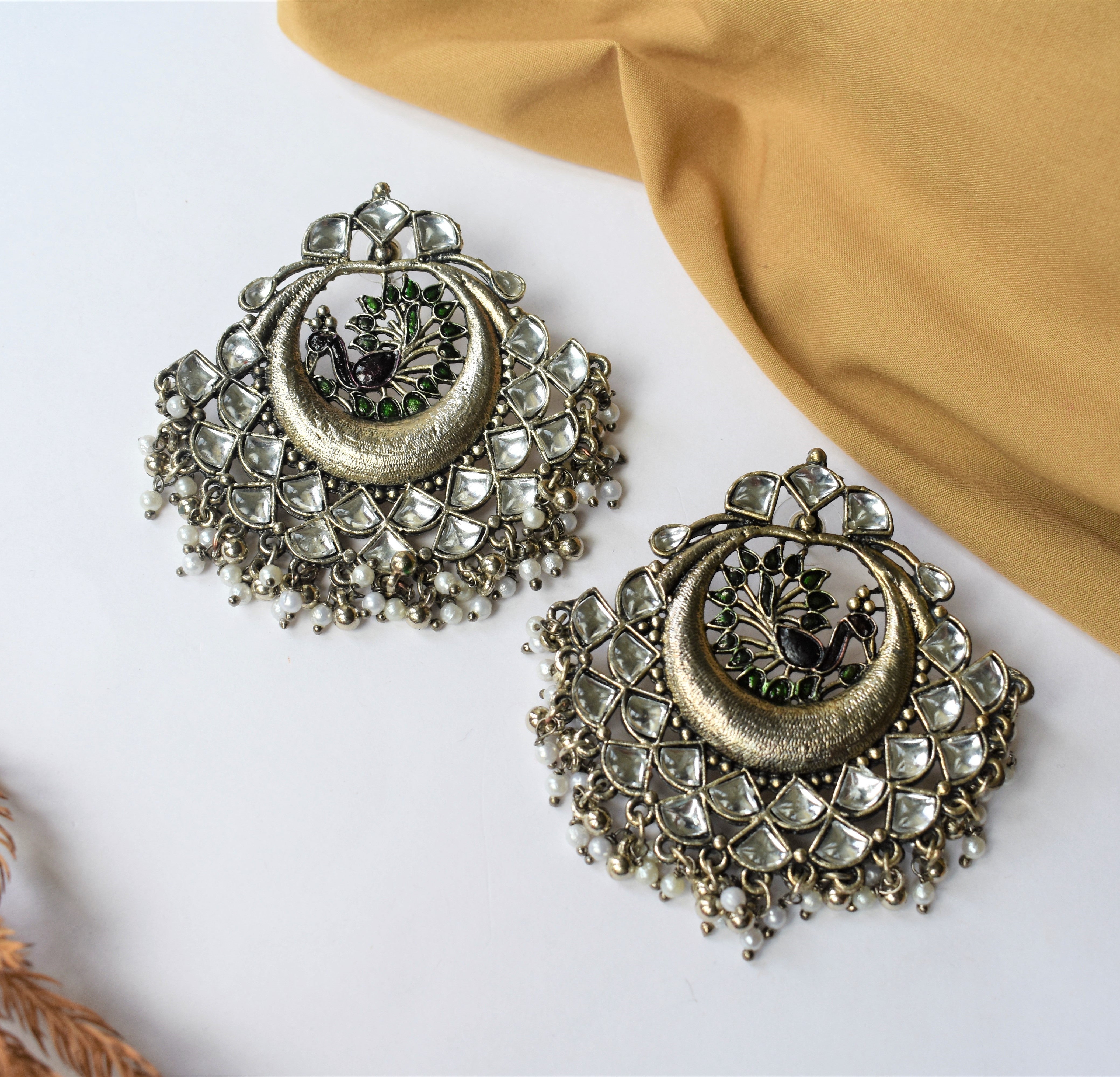 OXIDISED SILVER CHANDBALI