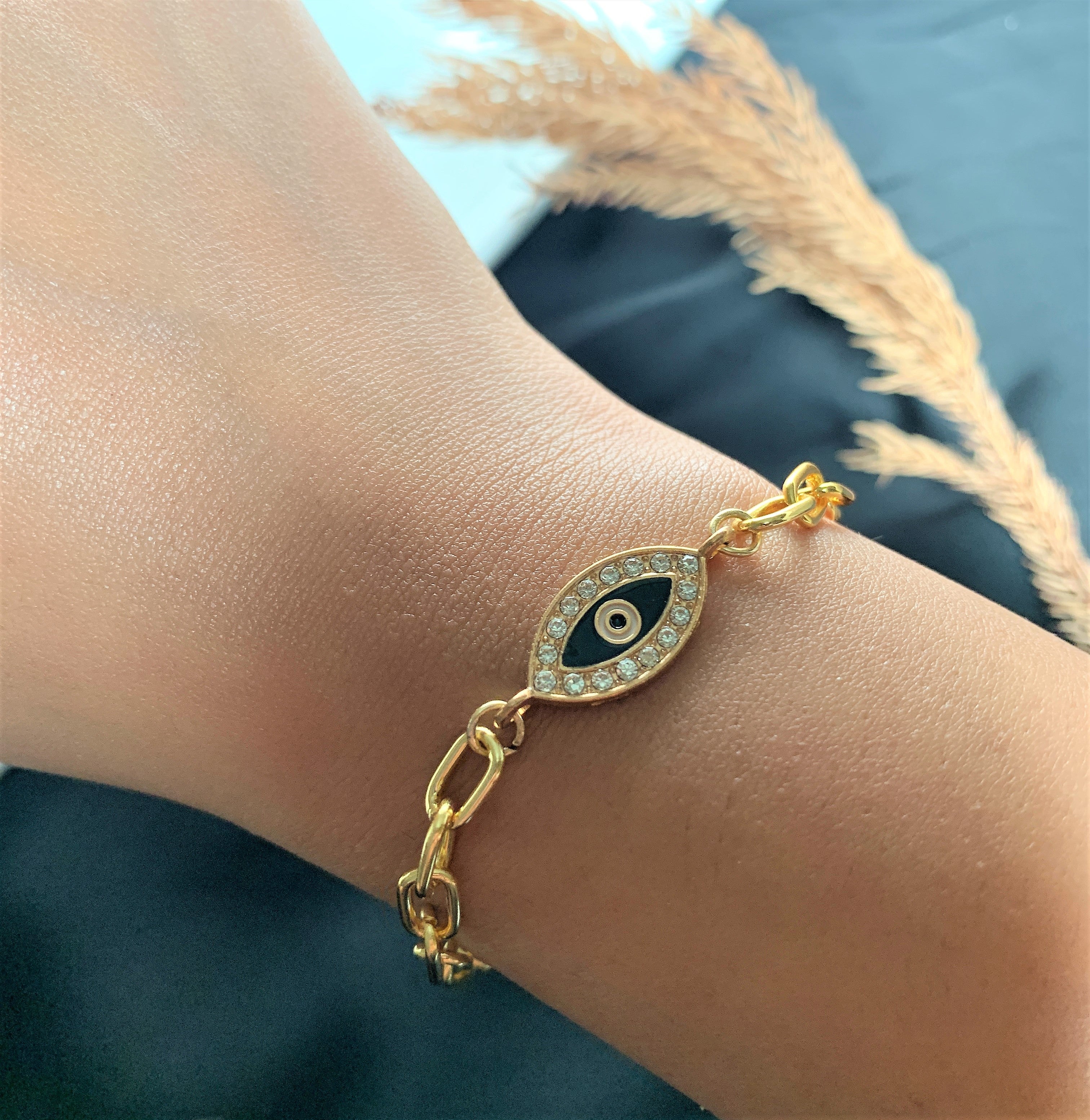 CHUNKY GOLD PLATED CHAIN BRACELET