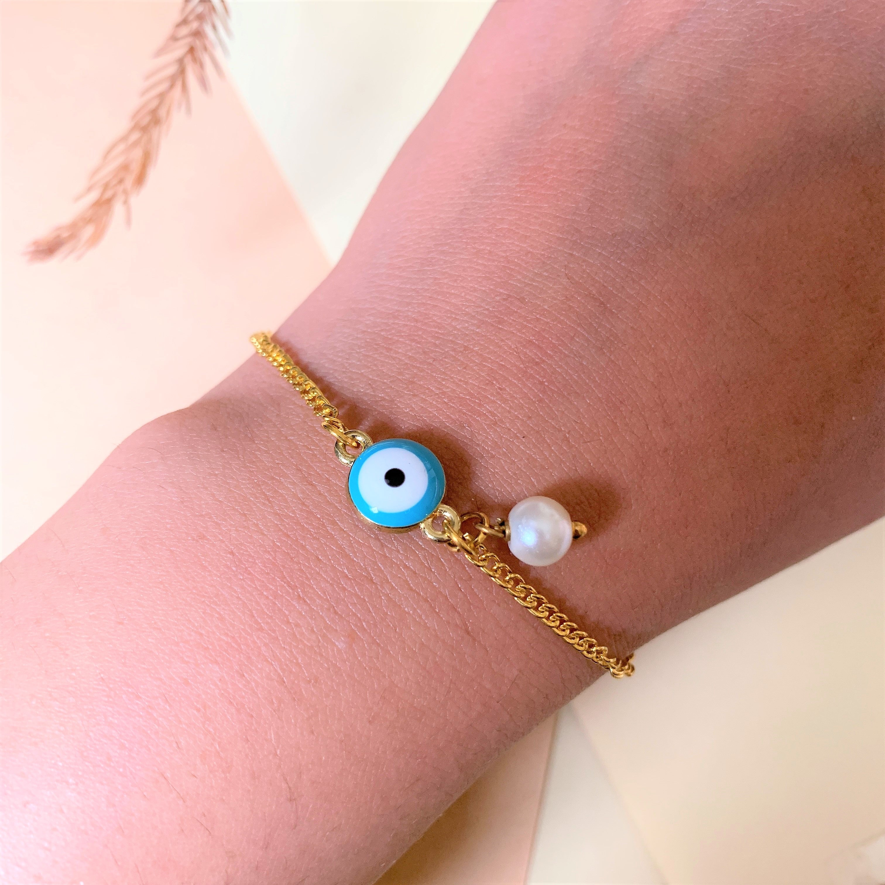 EVIL EYE HAND BRACELET