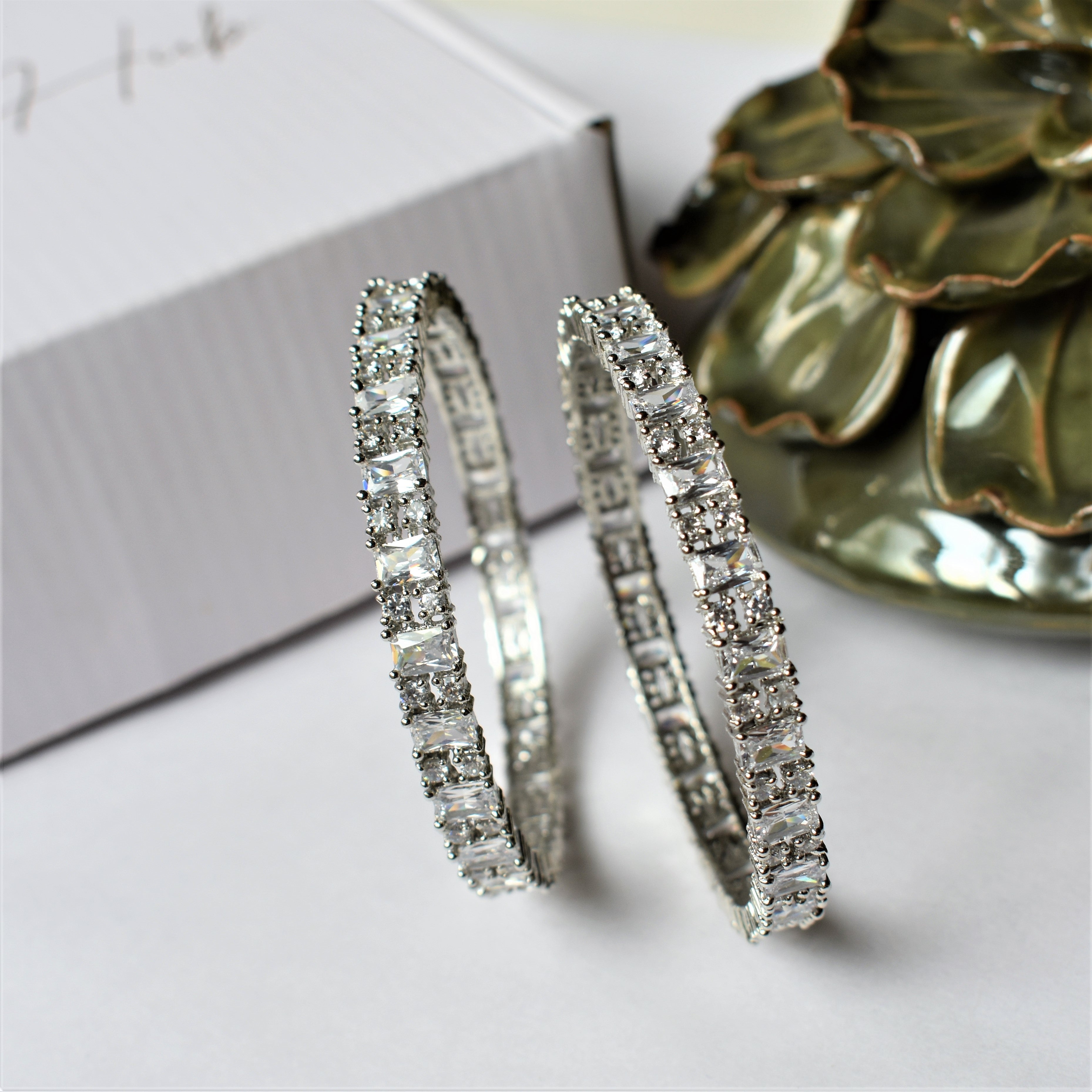ANVESHA AMERICAN DIAMOND BANGLES