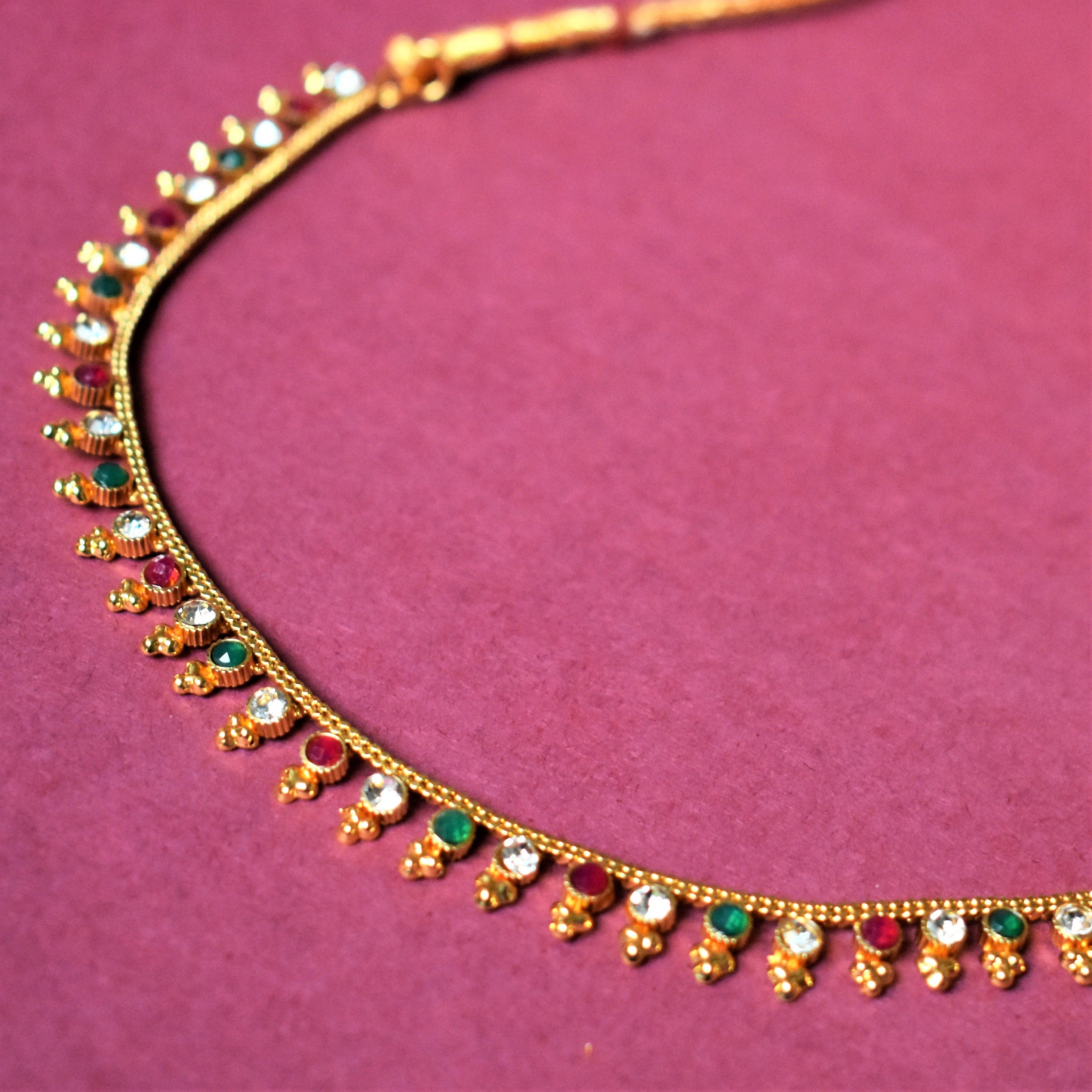 GOLD PLATED NECKLACE SET