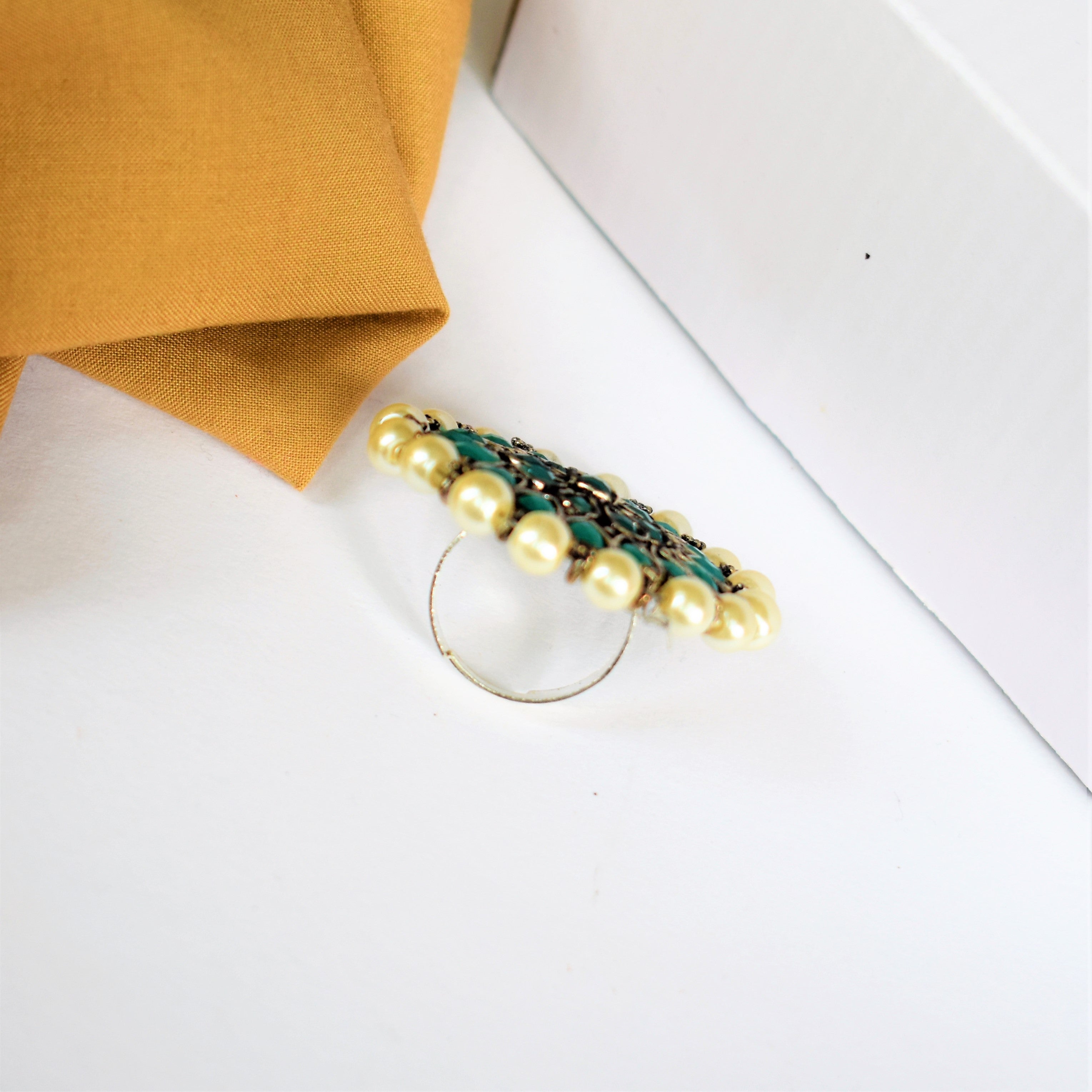 OXIDISED SILVER RING