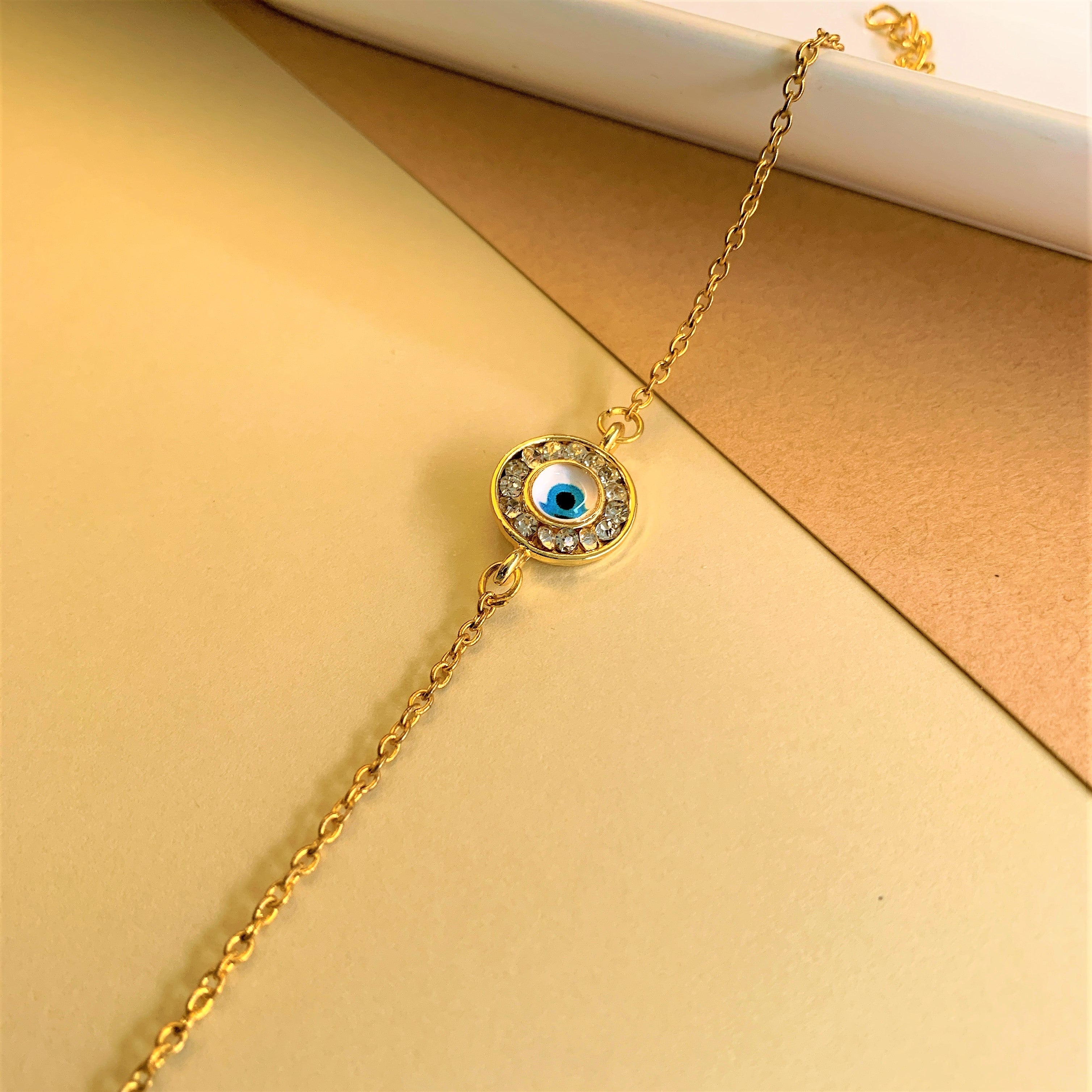 EVIL EYE HAND BRACELET