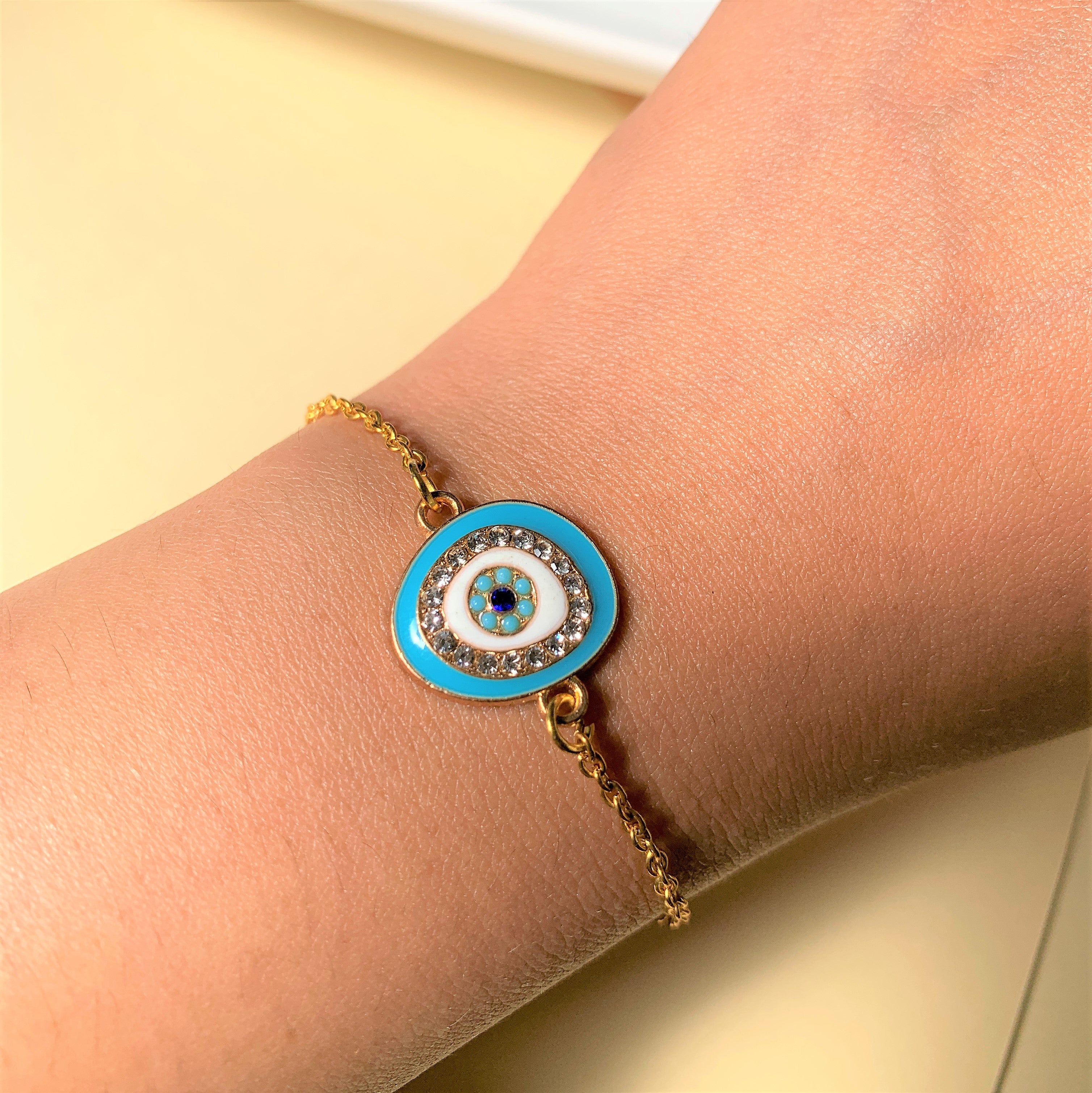 EVIL EYE HAND BRACELET