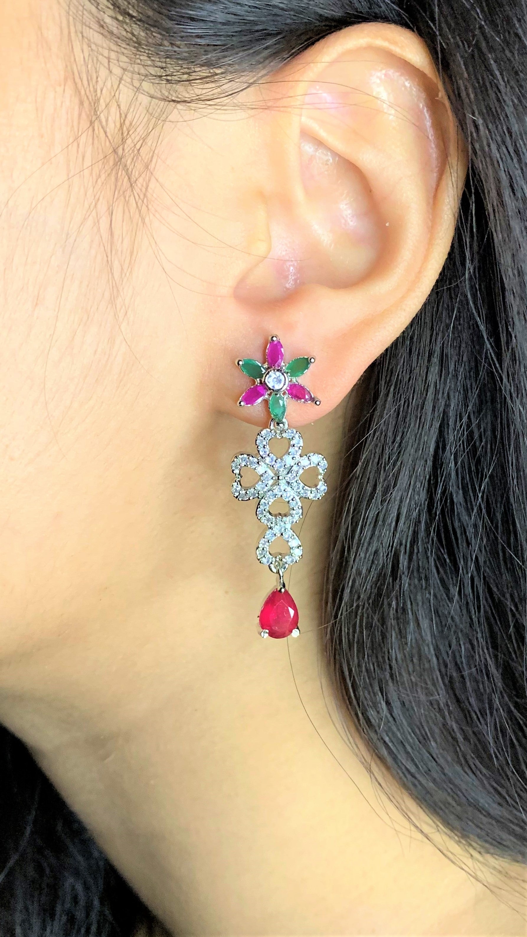 AMERICAN DIAMOND NECKLACE SET