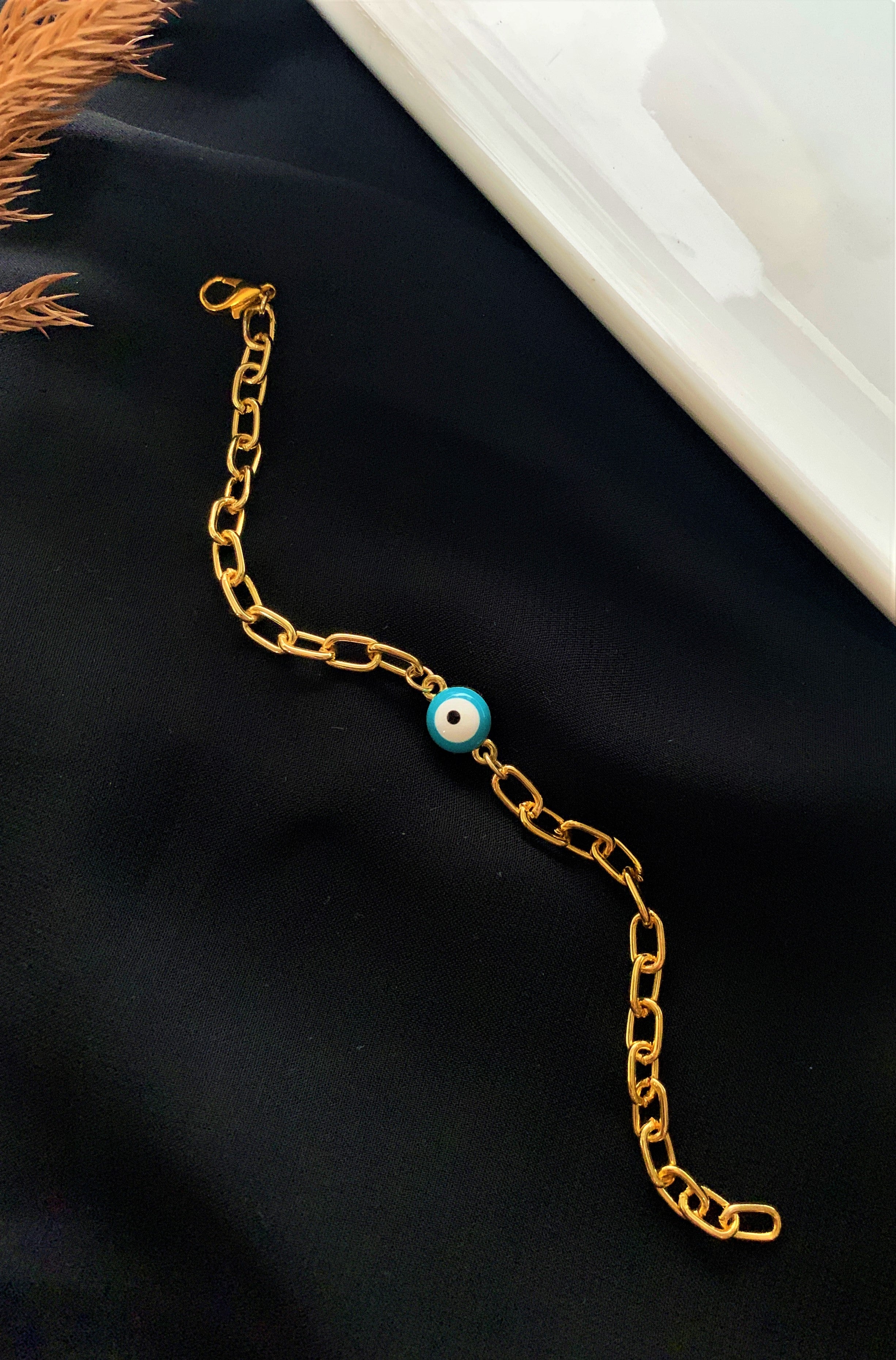 CHUNKY GOLD PLATED CHAIN BRACELET