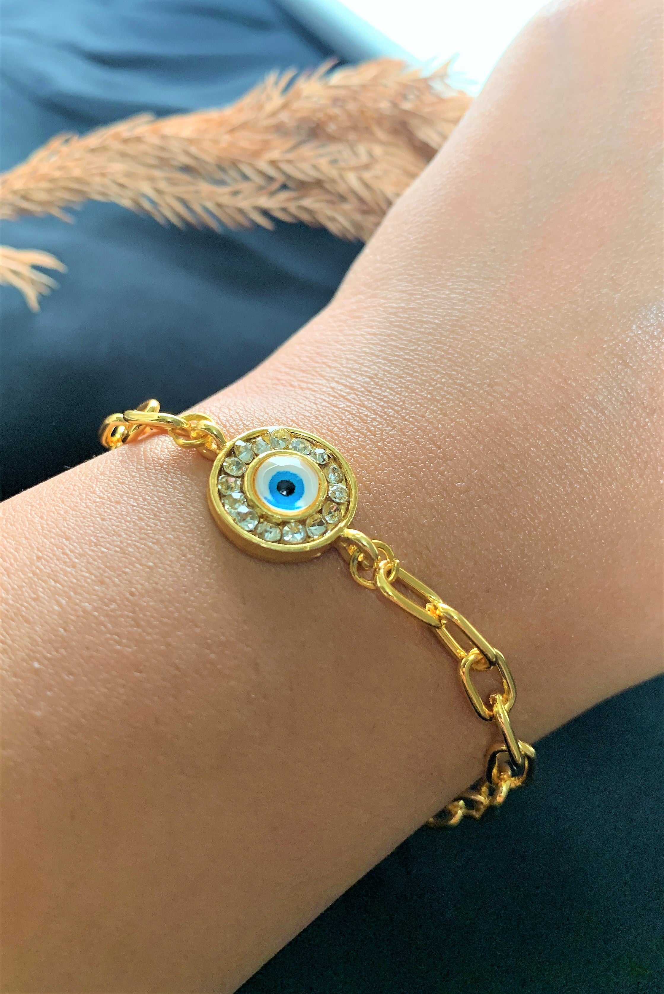 CHUNKY GOLD PLATED CHAIN BRACELET