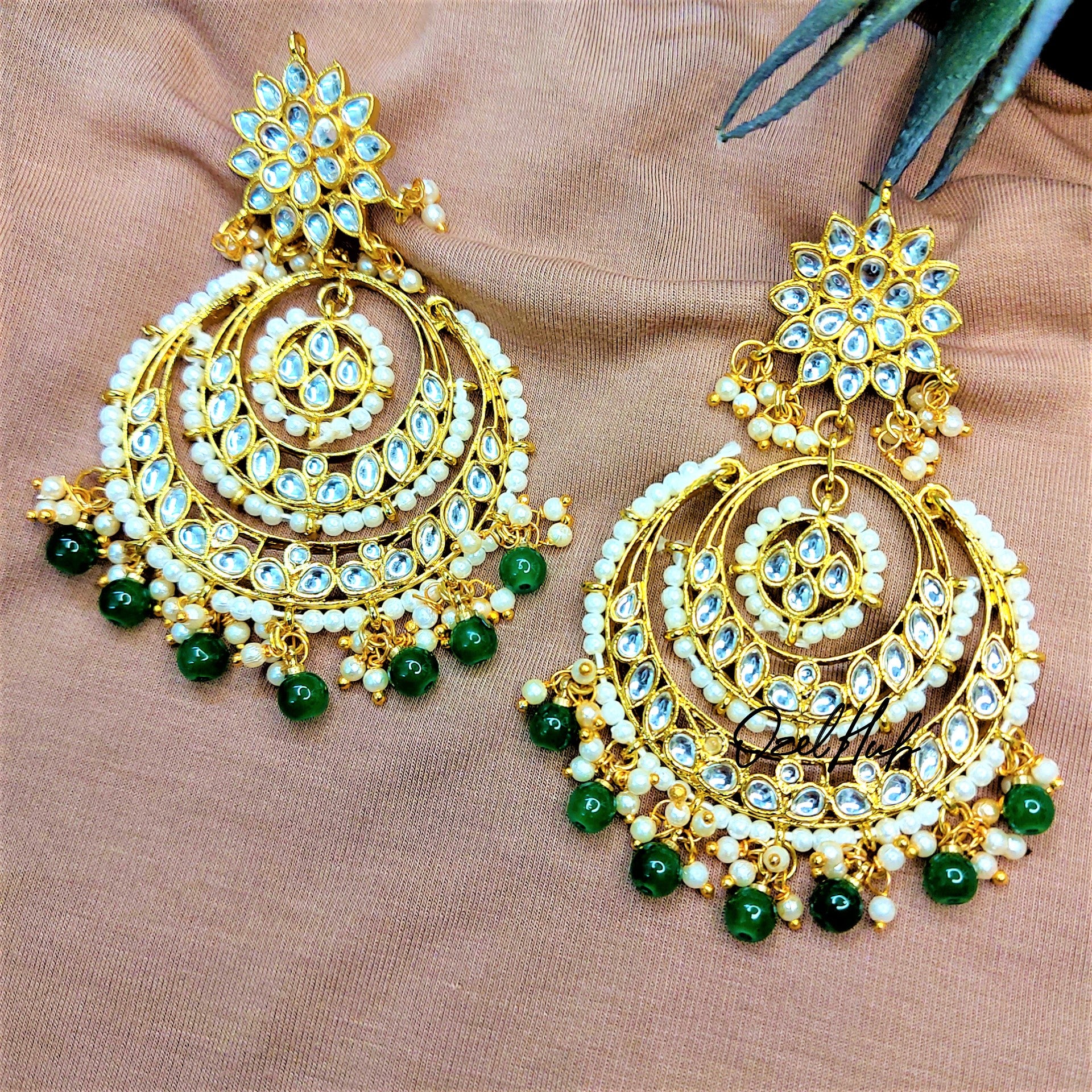 VEDIKA KUNDAN CHANDBALI EARRING