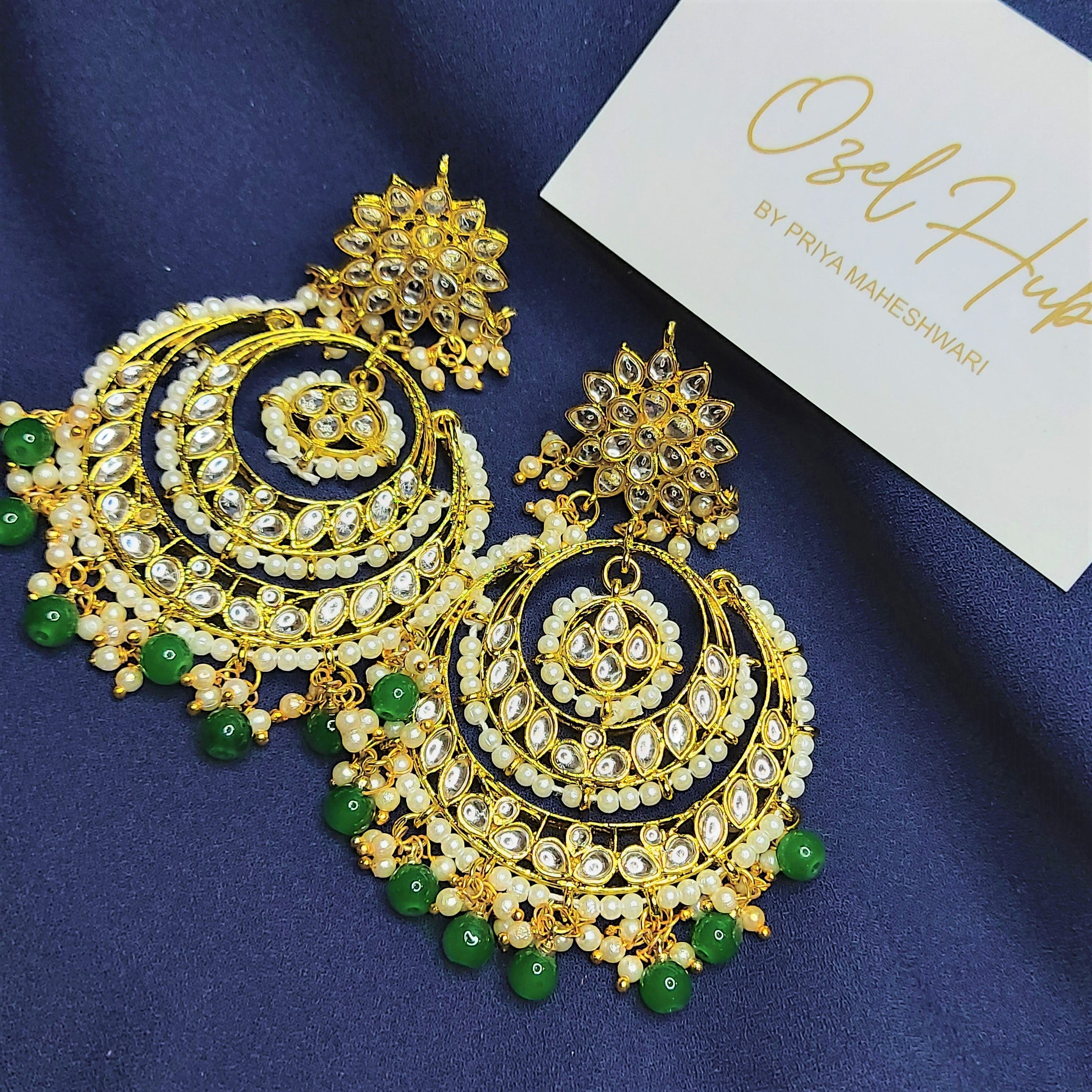 VEDIKA KUNDAN CHANDBALI EARRING