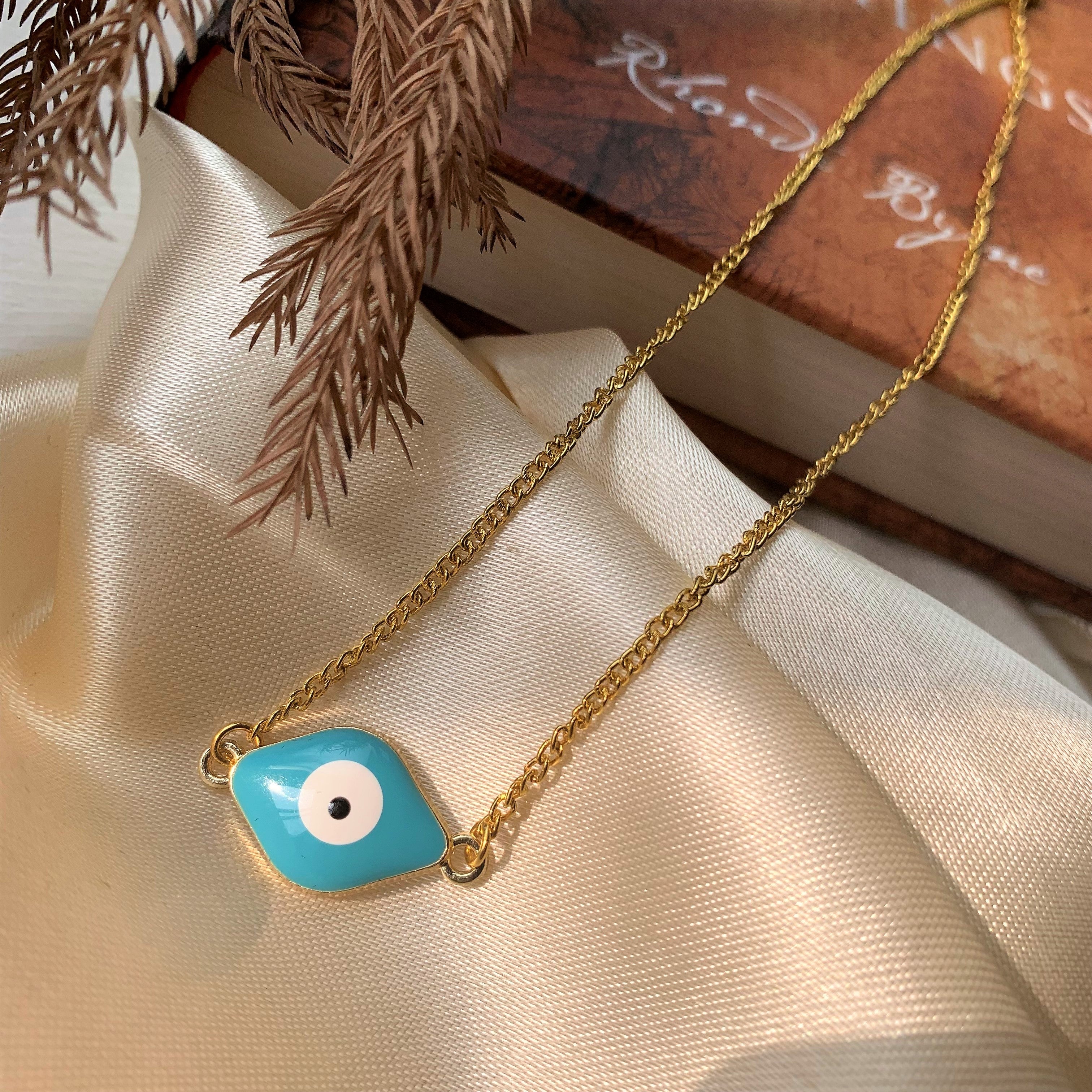 Turquoise Evil Eye Pendant
