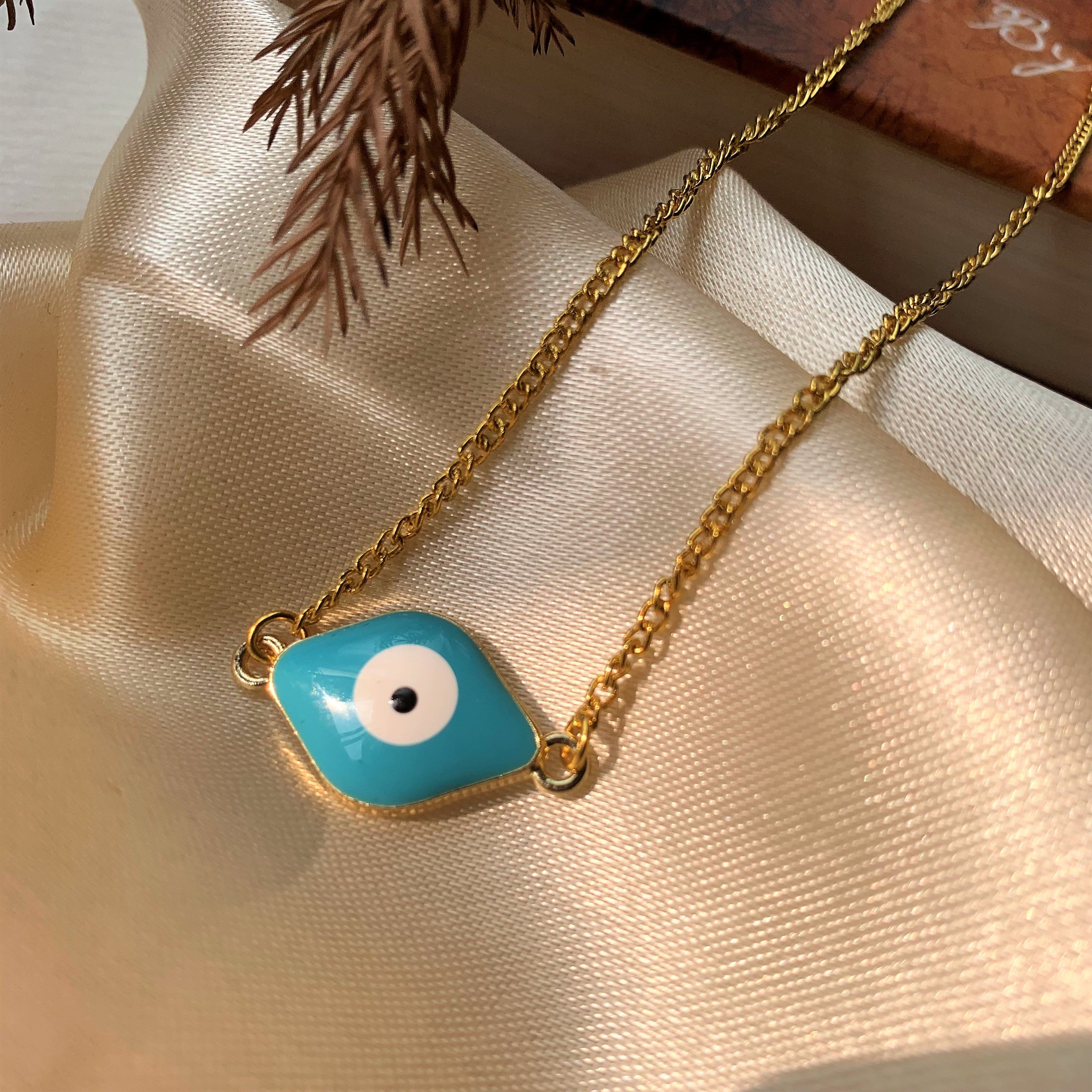 Turquoise Evil Eye Pendant