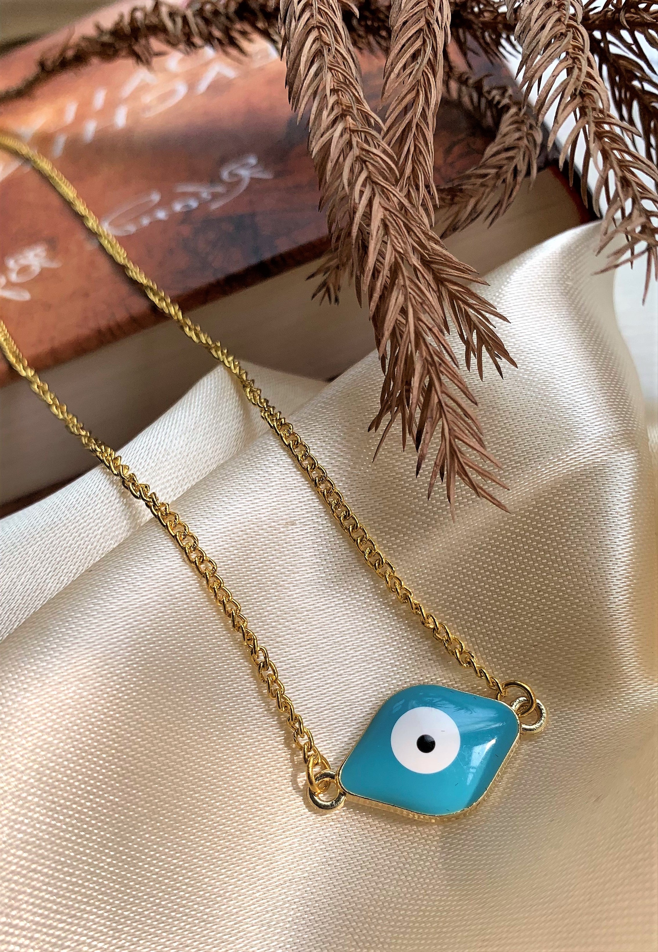 Turquoise Evil Eye Pendant
