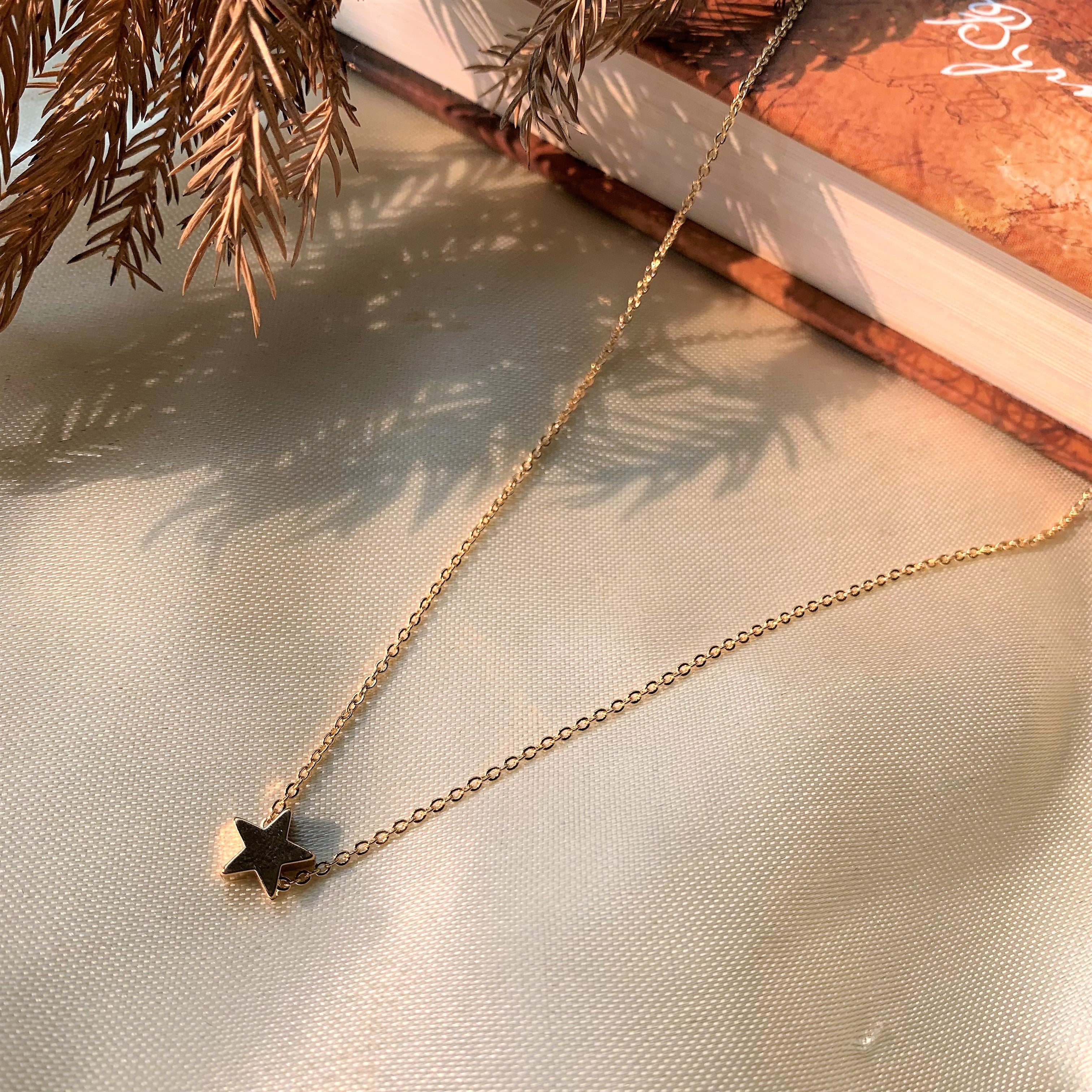 Gold Plated Star Element Pendant