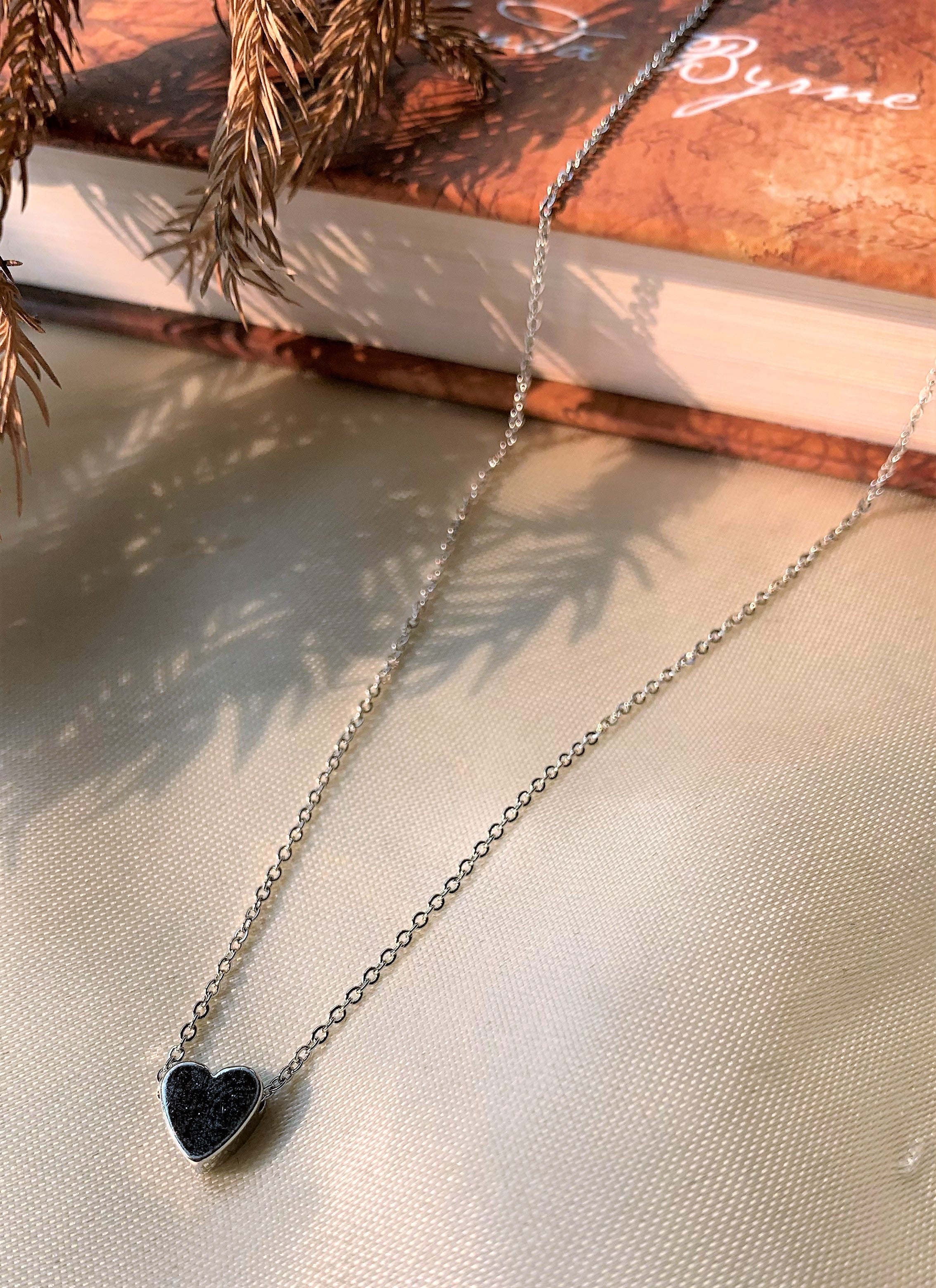 Silver Plated Heart Element Pendant